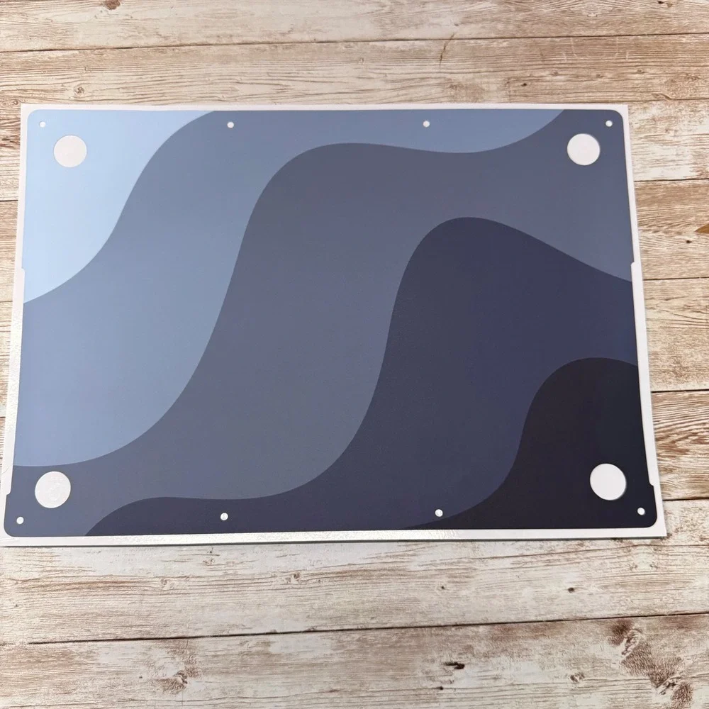 3 Piece Apple MacBook Pro 16 Laptop Skin Blue Sea Breeze Vinyl Decal Wrap Cover
